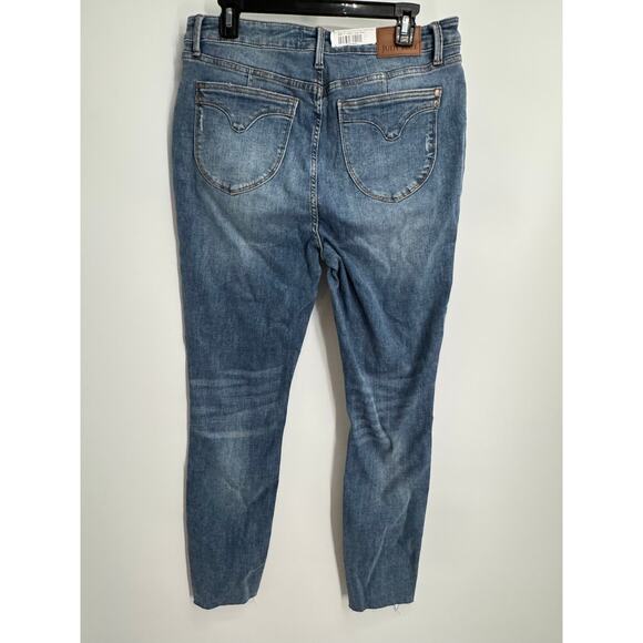 Judy Blue Women's End Game Hi-Rise Tummy Control Skinny Jeans Raw hem size 15/32 - Picture 2 of 8